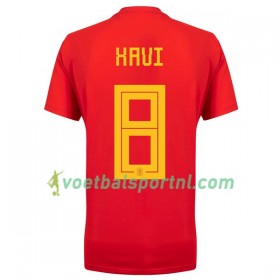 Spanje Xavi 8 Thuis Shirt WK voetbal 2018